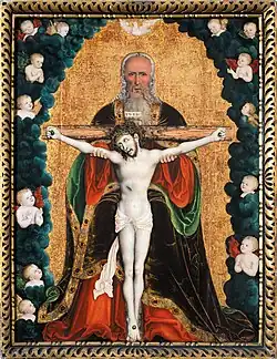 Master IW, Votive painting from Šopka, 1530, reverse