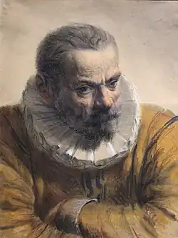 Study of a Man with a Ruff Collar, c. 1850