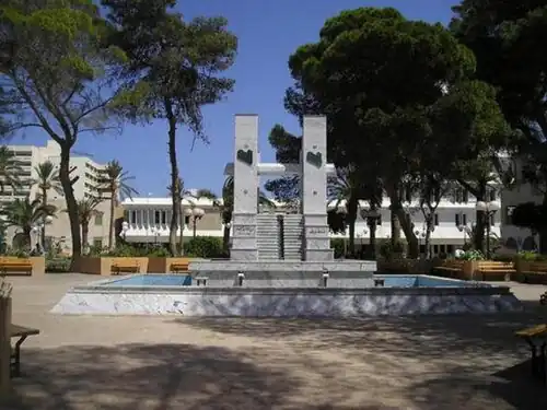 A central park in Misrata