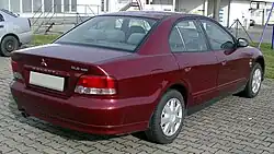 Galant GLS Saloon, rear (Europe)