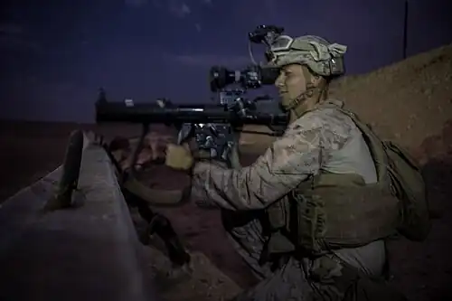 Mk 153 Mod 0 with an AN/PVS-17C (4.5x)