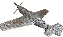 P-51 model 1/16-scale scratch-built by Young C. Park c. 2006[12]