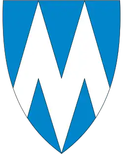 Coat of arms of Moland Municipality (1983-1991)