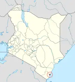 Location of Mombasa County