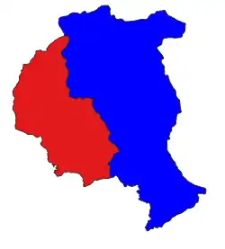 Location in Tangyan district (in red)