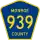 County Road 939 marker