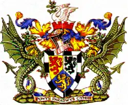 Arms of Montgomeryshire District Council