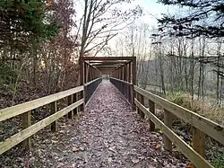 Montour Trail bridge over PA 980