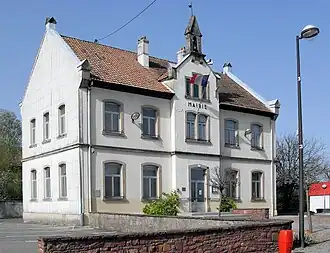 The town hall in Montreux-Vieux