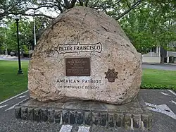 Monument to Francisco in New Bedford, Massachusetts