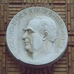 Eugenio d'Ors monument in Madrid.
