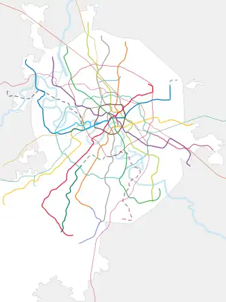 Polezhayevskaya is located in Moscow Metro