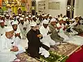 Moulana Ghousavi Shah praying dua at Masjid-E-Kareemullah Shah, Hyderabad