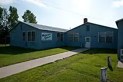 Community Center, originally the school, in Mountain