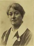 A photograph of Mrs MacLeod who was president of the Australasian WCTU in 1922