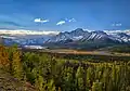 Mount Wickersham and Matanuska Glacier from mile 101 of the highway