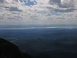 Top of Mount Mansfield facing west