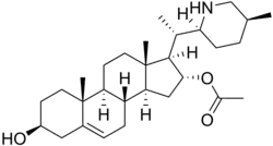 Stereo skeletal formula of muldamine