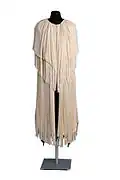 A fringed evening cape, c.1925