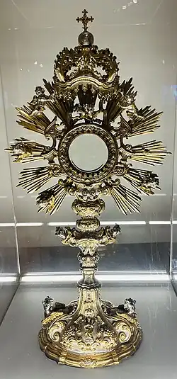 Monstrance, Lombard area (18th century).