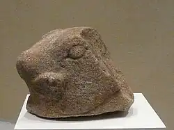 Head of Nandi found in the vicinity of site 4 near the Bujang Valley