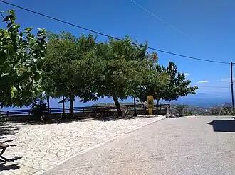 The small square in the centre of the village