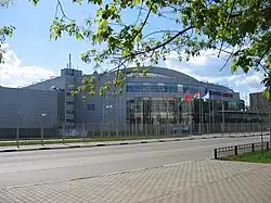 Exterior of the 7,280 seat Mytishchi Arena.