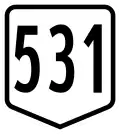 Route 531 shield