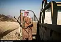 A NAJA border guard ranger on the Iran-Pakistan border