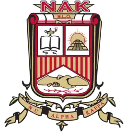 The official emblem of Nu Alpha Kappa Fraternity, Inc.