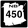 Route 450 marker