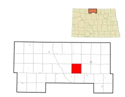 Location of Whitby Township