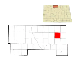 Location of Whitteron Township