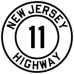 Cutout shield for Route 11