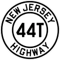 Route 44T marker