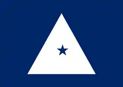 Flag of a National Oceanic and Atmospheric Administration Commissioned Officer Corps, rear admiral (lower half)