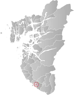 Egersund within Rogaland
