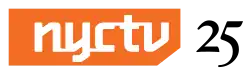 Former logo for NYCTV, used for its numeric 25 branding.