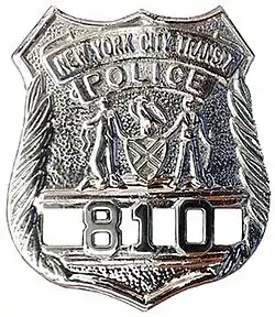 Shield of the New York City Transit Police