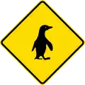 Watch for animals (penguins)