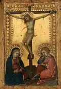 Crucified Christ with the Virgin and Saint John the Evangelist Boston Museum of Fine Arts