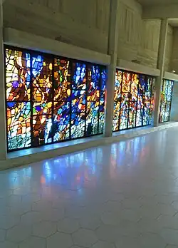 Narthex window 'Jubilation', by Henry Haig, Clifton Cathedral