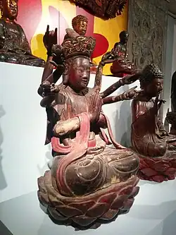 Quan Âm (Avalokiteśvara) statue in the 18th–19th centuries at the Vietnam National Museum of History, Hanoi, Vietnam