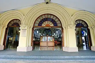The church's main entrance
