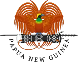Emblem of Papua New Guinea designed by Holman