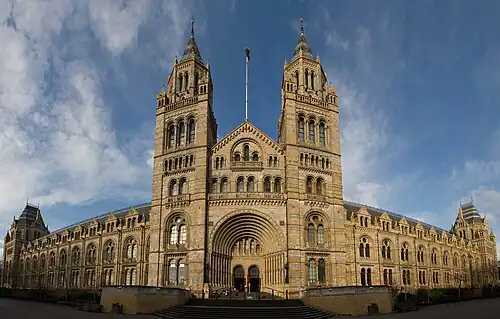Natural History Museum, London, Alfred Waterhouse, 1879