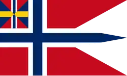 Naval ensign and state flag of Norway (1844–1905)