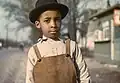African American boy. Cincinnati, Ohio, 1942 or 1943.