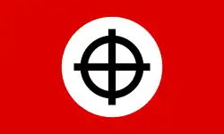 Neo-Nazi Celtic cross flag