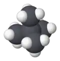 Spacefill model of neopentane